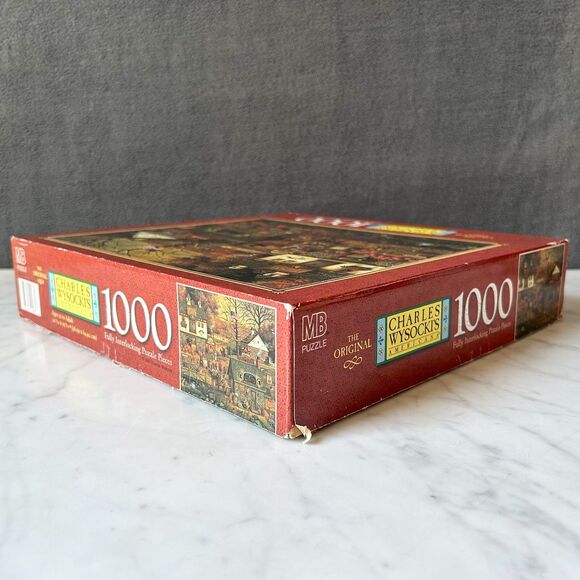 Vintage 1997 Autumn at Stony Creek Charles Wysocki 1000 Piece Puzzle - Complete - Picture 7 of 7